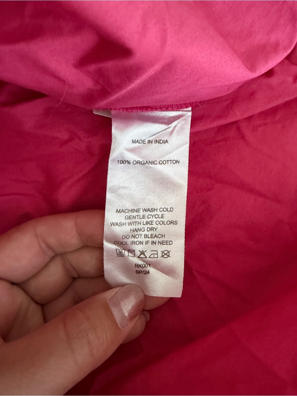 Quince 100% Organic Cotton Poplin Tiered Maxi Dress - Pink - Picture 11 of 11